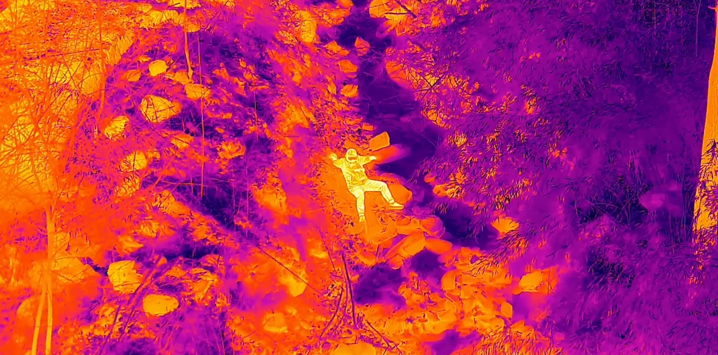 zaber z termokamery DJI H30T